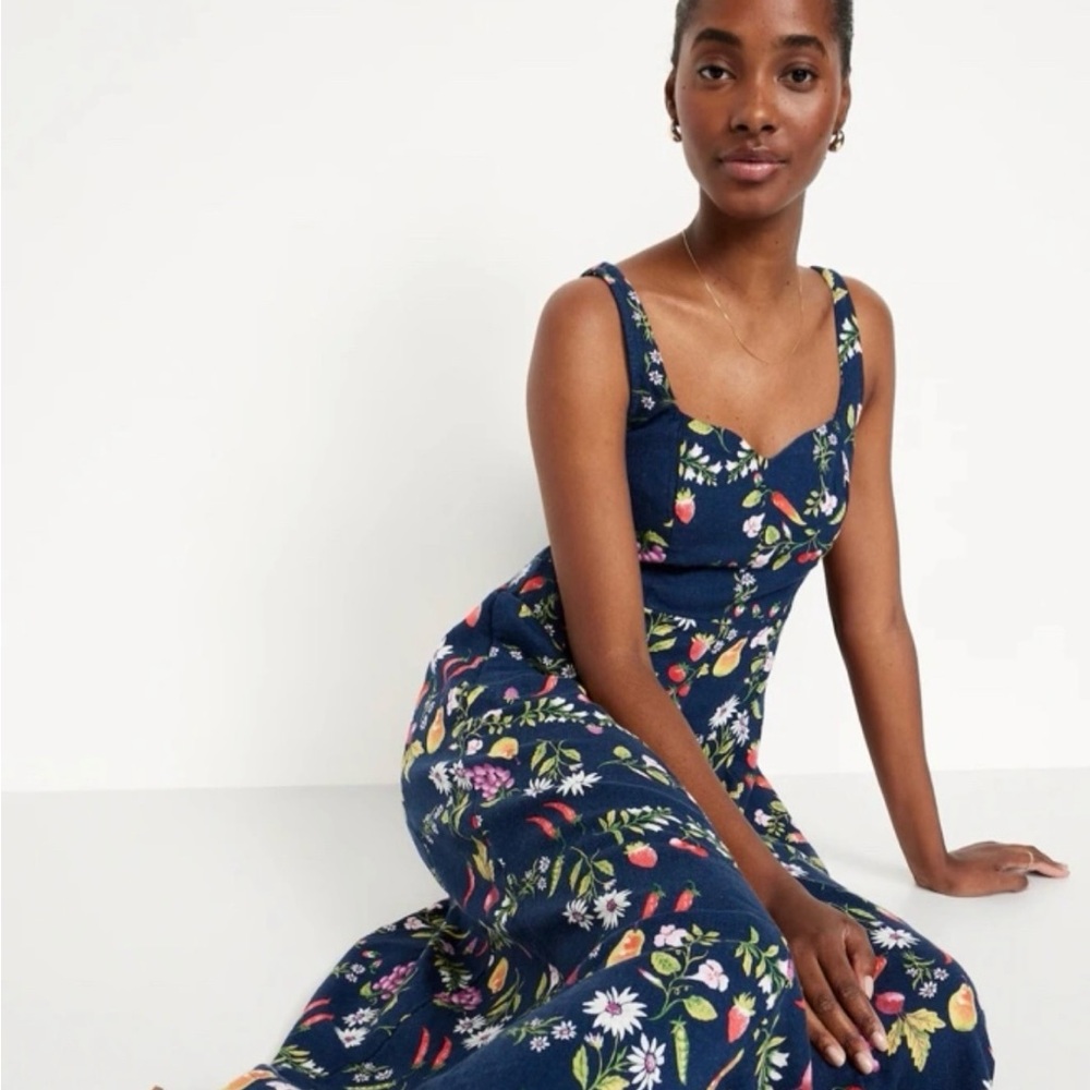 Floral Navy Dress